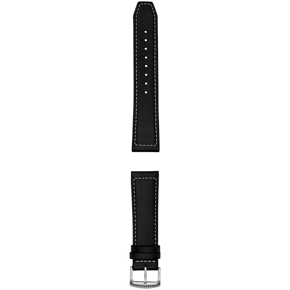 Citizen CZ Smart Black Leather Interchangeable Smartwatch Strap ...