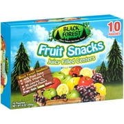 Black Forest Fruit Snacks Juicy Filled Centers Pouches, 9 Oz., 10 Count