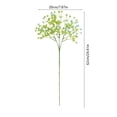 thumbnail image 2 of Mini Artificial Flower Bud Bouquet, Delicate Mini Artificial Flower Bud Bouquet, Compact Faux Floral Bundle, Vase Filler Decor for Home Office Wedding Tabletop Arrangement, 2 of 5