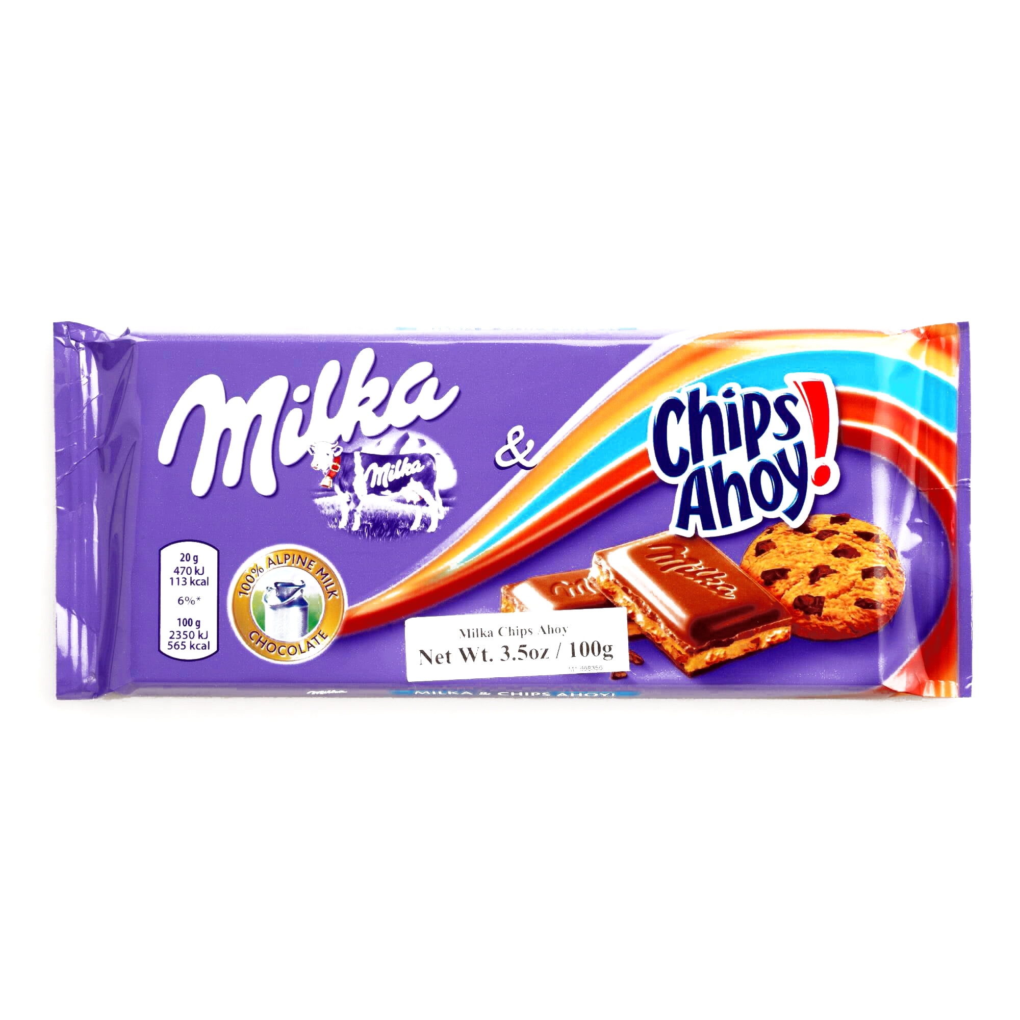 Milka Chips Ahoy Chocolate Bar 3 5 Oz Each 2 Items Per Order Walmart Com Walmart Com