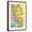 Brown Frame, variant on Art.com Map of the Missions, California Art Print, 12" x 18"