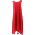 thumbnail image 1 of Nina Leonard Robe en Jersey Mat Miracle Ourlet au Crochet pour Femmes 652-771, 1 of 4