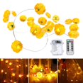 thumbnail image 3 of Luz de cadena para interiores Outdor,luces de cadena g40 bombillas blancas 18 pies 50 pies 25 pies led,luces colgantes al aire libre patio porche con energía solar,luces de patio Pumpki 3D, 3 of 9