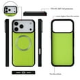 thumbnail image 2 of Kryonix for iPhone 17 Pro Case Magnetic, Genuine Leather Case with Butterfly Print Embossment, Shockproof Military-Graded Protection,Orange/Beige/Black/Purple, 2 of 9