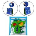 thumbnail image 4 of Tablero de fieltro Hugo tablero de letras Preescolar Montessori azul01, 4 of 10