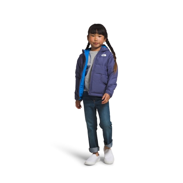Chaqueta The North Face para niños, reversible, Perrito, con capucha, azul 5