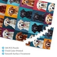 thumbnail image 3 of 500 Piece Colorful Dogs Jigsaw Puzzle For Adults 16 Dog Breeds Vibrant Artwork Challenging And Fun Brain Teaser Home Decor Great Gift Idea, 3 of 7