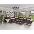 thumbnail image 1 of Sofá seccional de cuero moderno en forma de U, juego de 7 piezas, muebles para sala de estar, fabricantes de sofás de terciopelo para el hogar, 1 of 4