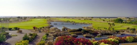 Pond In A Golf Cour