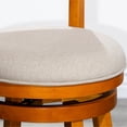 thumbnail image 4 of 24 or 30 Inch Swivel Bar Stool Comfortable Upholstery for Bar Setting, 4 of 6