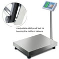 thumbnail image 4 of Weight Scale 660lbs Digital Floor Platform for Weighing Package Shipping Mailing Postal Scale with LB/KG Price Calculator, 4 of 8