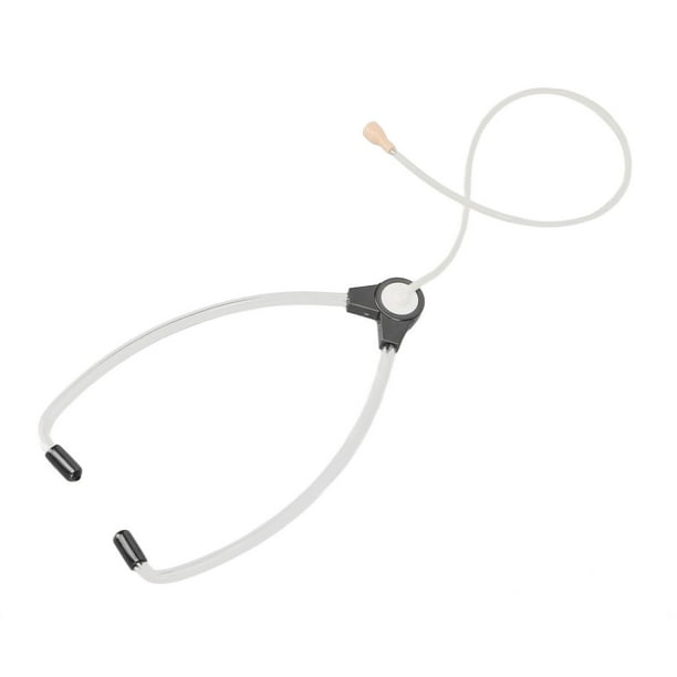 Stethoscope Tube, Clear Sound Transparent Stethoscope Tube Black