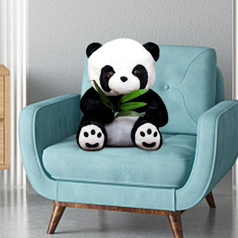 Stuffed Animal Sitting Panda Plush Doll Pillow Big Living