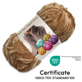 thumbnail image 2 of ComfiTime 3-Pack Velvet Yarn – Bulky #5, OEKO-TEX Certified, Soft Fluffy for Sweaters, Blankets, Scarves, Plush Toys & Home Décor, Crochet/Knitting/Amigurumi, 87.5 Yds/Skein, Machine Washable, Tan, 2 of 18