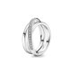 thumbnail image 1 of Plata de Ley 925, rojo, rosa, azul, verde, corazón, piedra, tamaño 6, 7, 8, 9, anillo de Margarita con copo de nieve, anillos, joyería fina de moda para boda para mujer, 1 of 5