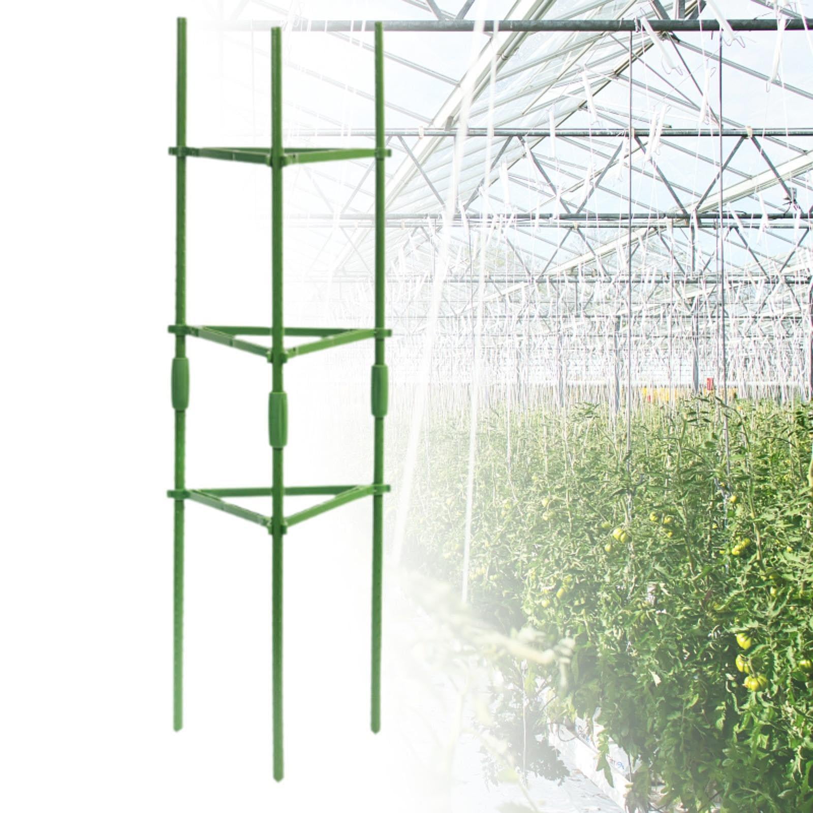 Aymzbd Tomato Cage, Garden Trellis Rods, Plant Rods, Support Cages, Trellis for Flowers Height 120cm