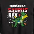 thumbnail image 3 of Toy Story - Christmas Saurus Rex - Toddler And Youth Crewneck Fleece Sweatshirt, 3 of 5