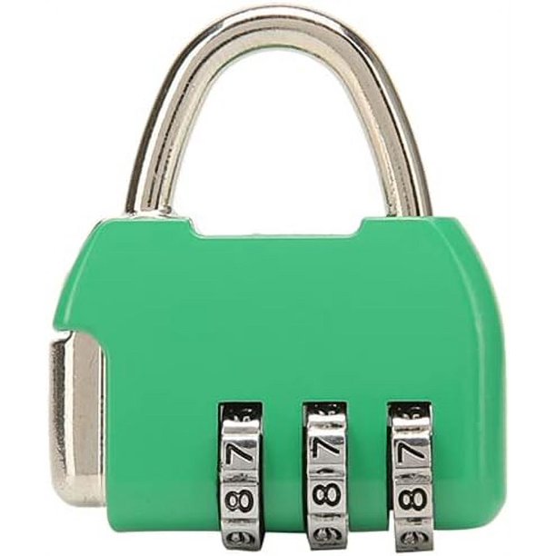 3 Digit Combinations Padlock Safe Cipher Lock Small Combination Lock
