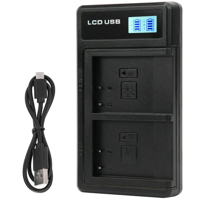 Chargeur Double pour Appareil Photo, Chargeur de Batterie Portable pour Appareil Photo N B, Innovation Moderne
