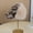 Apricot, variant on Women's Leopard Print Faux Fur Baseball Cap Wide Brim Warm Winter Hat