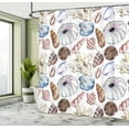 thumbnail image 5 of Ambesonne Colorful Shower Curtain, Seashell Coral Reef, 69"Wx75"L, Multicolor, 5 of 5