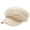 Beige, variant on Women Shearling Newsboy Cap with Curved Brim Warm Flap Winter Cabbie Hat for Outdoor Daily Cold Weather Wear