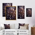 thumbnail image 4 of Designart Purple Dahlia Flower II Canvas Wall Art, 4 of 5