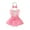 Pink, variant on RUTAYY Infant Girls Dresses Lace Sleeveless Romper Newborn Bodysuits Dress Headbands Set Bohemian Style , Pink, 3-6 Months