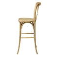 thumbnail image 6 of Commerical Seating Products Rustic Tinted Crossback Bar Stool Chairs, 6 of 6