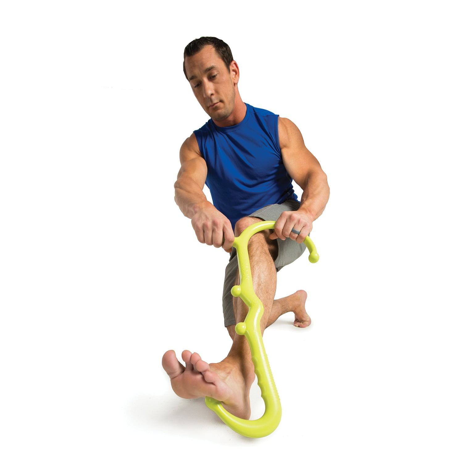 GoFit Exercise Massage Hook for Back Pain and Muscle Soreness Relief