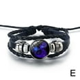 thumbnail image 5 of Leather Bracelet Bangle For Men Woman with Signs of the Astrology Luminou 20244, 5 of 9