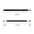 thumbnail image 2 of Stylus Pen 1 para Pantallas Táctiles 2 en Puntas de Goma Capacitivo Plateado, 2 of 7