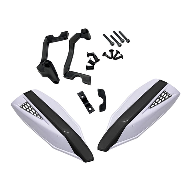 Paramanos de motocicleta, protección de manos, suministros multiusos, accesorios para motocicletas Blanco