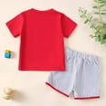 thumbnail image 5 of Pimfylm Toddler Baby Boy Summer Outfit,4t Boy Outfits Boys Solid Color Sleeveless Hooded Vest Sports Top Drawstring Shorts Suit, 5 of 7