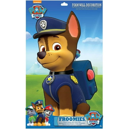 Paw Patrol Chase Froomies Foam Wall Decor Com Paw Patrol Chase Froomies Foam Wall Decor