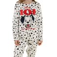 thumbnail image 2 of 101 Dalmatians Womens Pongo Long Pyjama Set, 2 of 7