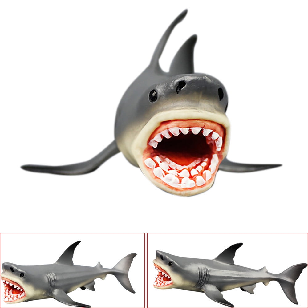 Megalodon Ancient Shark Wild Animal Figure PVC Model Toy Collector Decor Gift US 