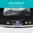 thumbnail image 4 of Black + Decker Small Portable Washer, Washing Machine for Household Use, Portable Washer 0.9 Cu. Ft. with 5 Cycles, Transparent Lid & LED Display, 4 of 7