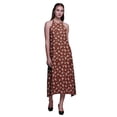 thumbnail image 1 of Bimba Robe de Plage d'Été pour Femmes à Imprimé Floral, Dos Nu, Col Licou – Très Petit, 1 of 6