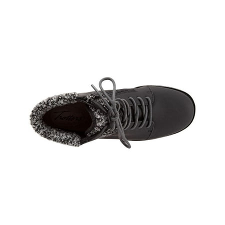 

Trotters Womens Becky 2.0 Faux Leather Lace-Up Ankle Boots