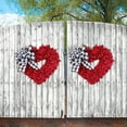 thumbnail image 5 of Hxoliqit Valentines Day Wreaths For Front Door Outside 16" Heart Shaped Wreath For Valentine Decor Outdoor Valentine's Day Wreath San Valentin Decoration Wreaths For Front Door Wreath Frame, 5 of 5