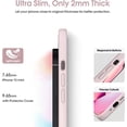 thumbnail image 4 of Liquid Silicone Case for iPhone 13 Mini - [Camera All-Round Protection] [Soft Microfiber Lining Anti-Scratch] 4 Layer Full Covered Shockproof Gel Rubber Phone Case Cover, 5.4", Sandy Pink, 4 of 14