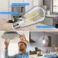 thumbnail image 4 of Bombillas LED Edison Sucolite Vintage, 8 W, 1400 LM, 5000 K, paquete de 4, 4 of 8