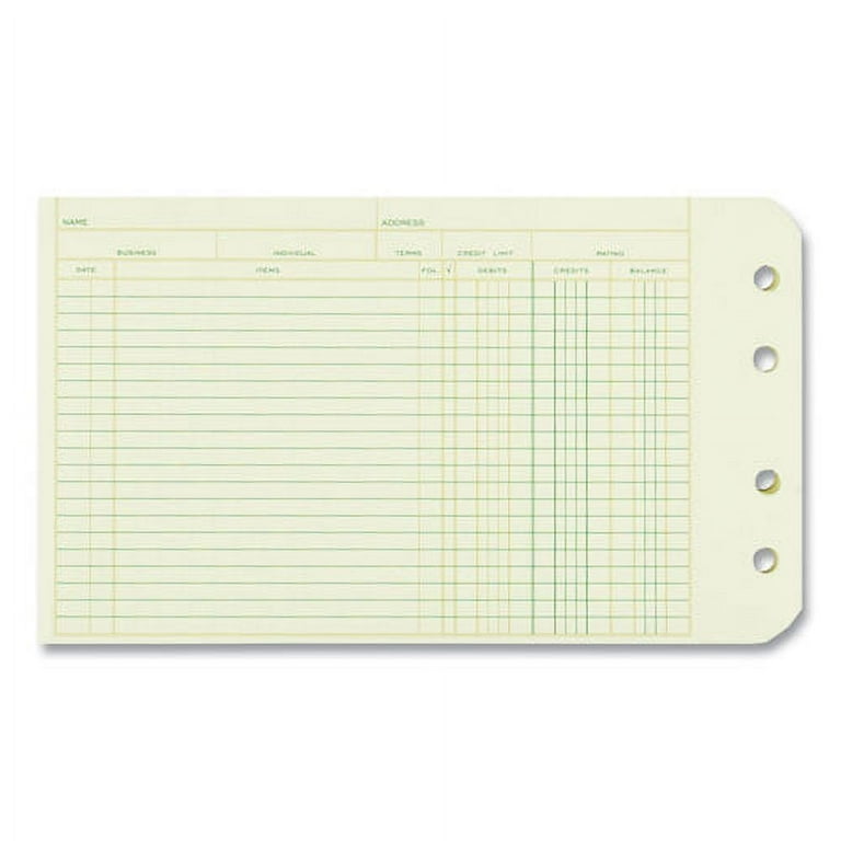 Four-Ring Binder Refill Sheets, 5 x 8.5, Green, 100/Pack Four-Ring Binder Refill Sheets, 5 x 8.5, Green, 100/Pack