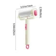 thumbnail image 3 of Replaceable Hot Melt Roller Portable Lint Remover with Wall Mount Hook for Clothes, Furniture, Pet Hair, Storage, 25x14x6cm, Multi-Color, 3 of 6