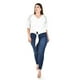 thumbnail image 1 of Blusa con nudo al frente Roman Fashion /Tallas Extras, 1813 (Blanco) blanco 38, 1 of 5