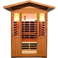 thumbnail image 2 of OUTEXER Outdoor Sauna Home Saunas, 2 Person Far Infrared Saunas APP Control 1800W Home Spa Room People Home Heat Room with Bluetooth Speakers Chromotherapy Lights for Home Indoor Outdoor, 2 of 8