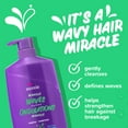 thumbnail image 2 of Aussie Miracle Waves Anti-Frizz Hemp Paraben-Free Shampoo, 2 of 10