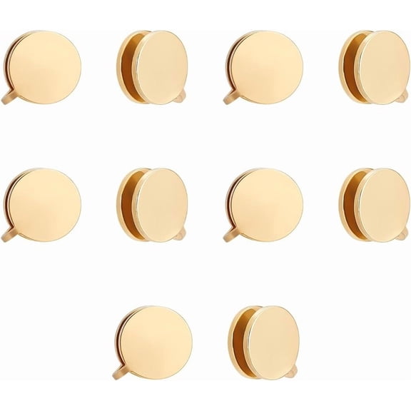 5 Pairs Pressure Earrings for Keloids Stainless Steel Punk Clip On Earrings Lightweight No Piercing Earring Spiral Compression Earring Birthday Gift for Women Gold