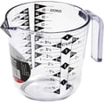 thumbnail image 1 of Taza de medir de plástico Chef Craft Select 4 tazas transparente, 1 of 3